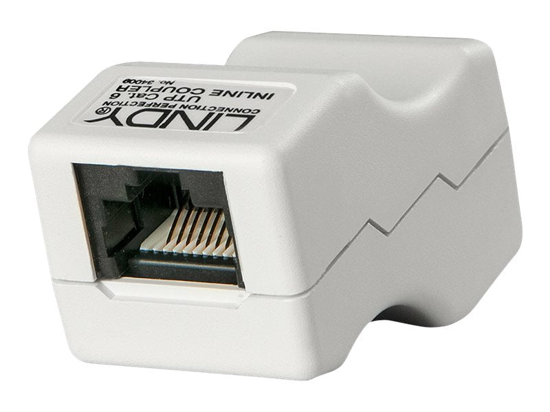 LINDY RJ45 UTP Line Coupler Cat.6 Plastic Case unshielded
