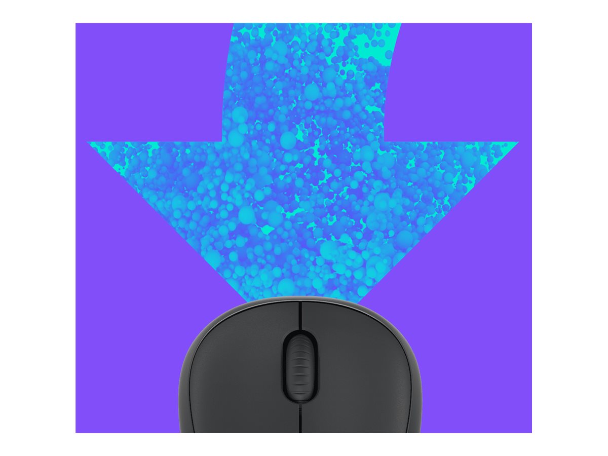 LOGITECH M240 for Business Mouse right and left-handed optical 3 buttons wireless Bluetooth Bolt USB receiver graphite