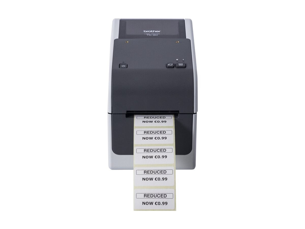 BROTHER 2p label printer USB connection 203dpi Ethernet battery possible
