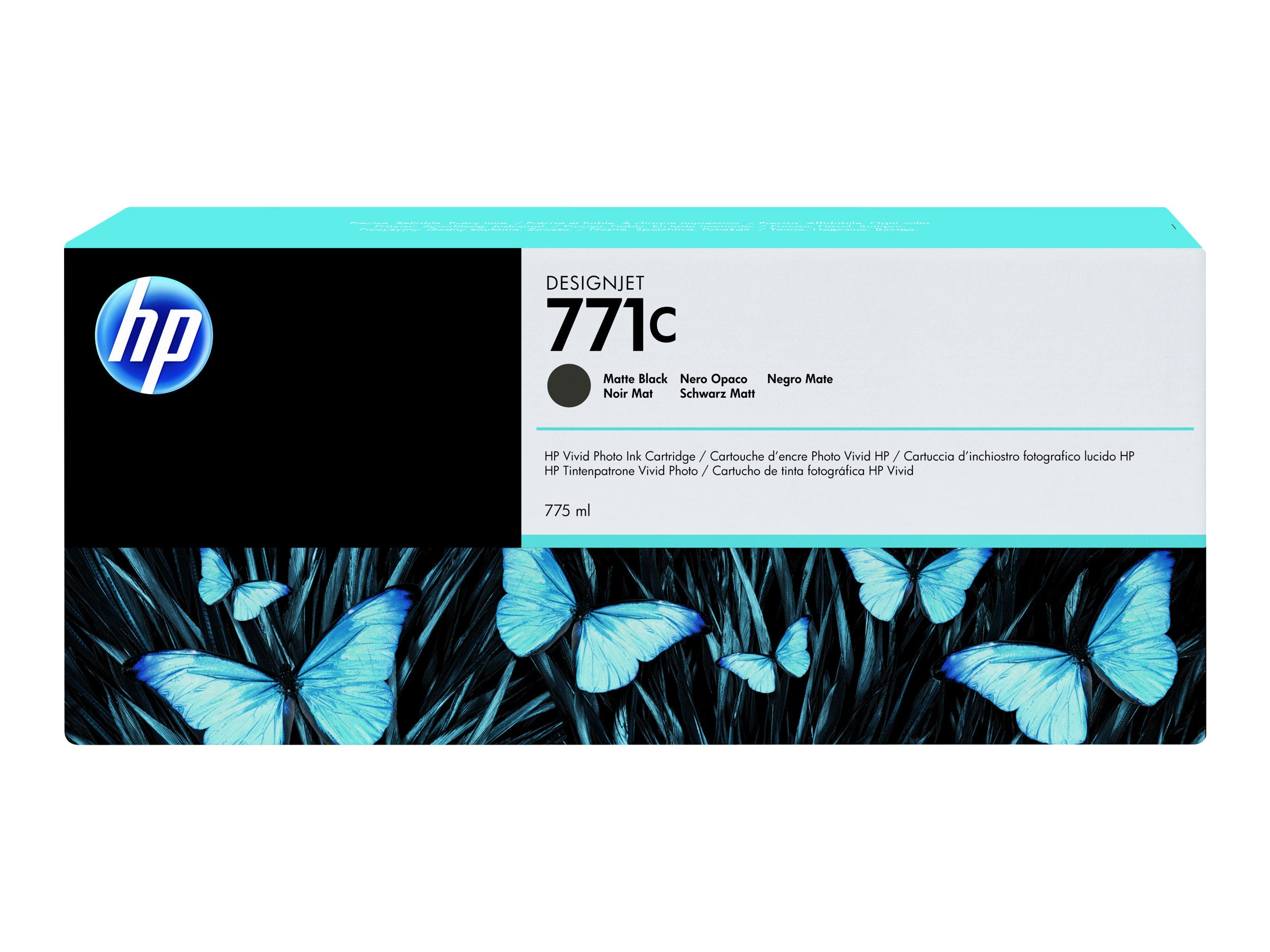 HP 771C original Ink cartridge B6Y07A matte black standard capacity 775ml 1-pack