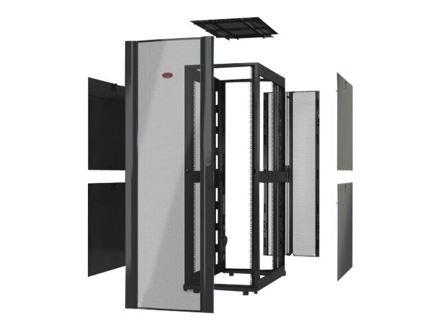 APC NetShelter SX Deep Enclosure Without Sides Rack cabinet Black 48U 19