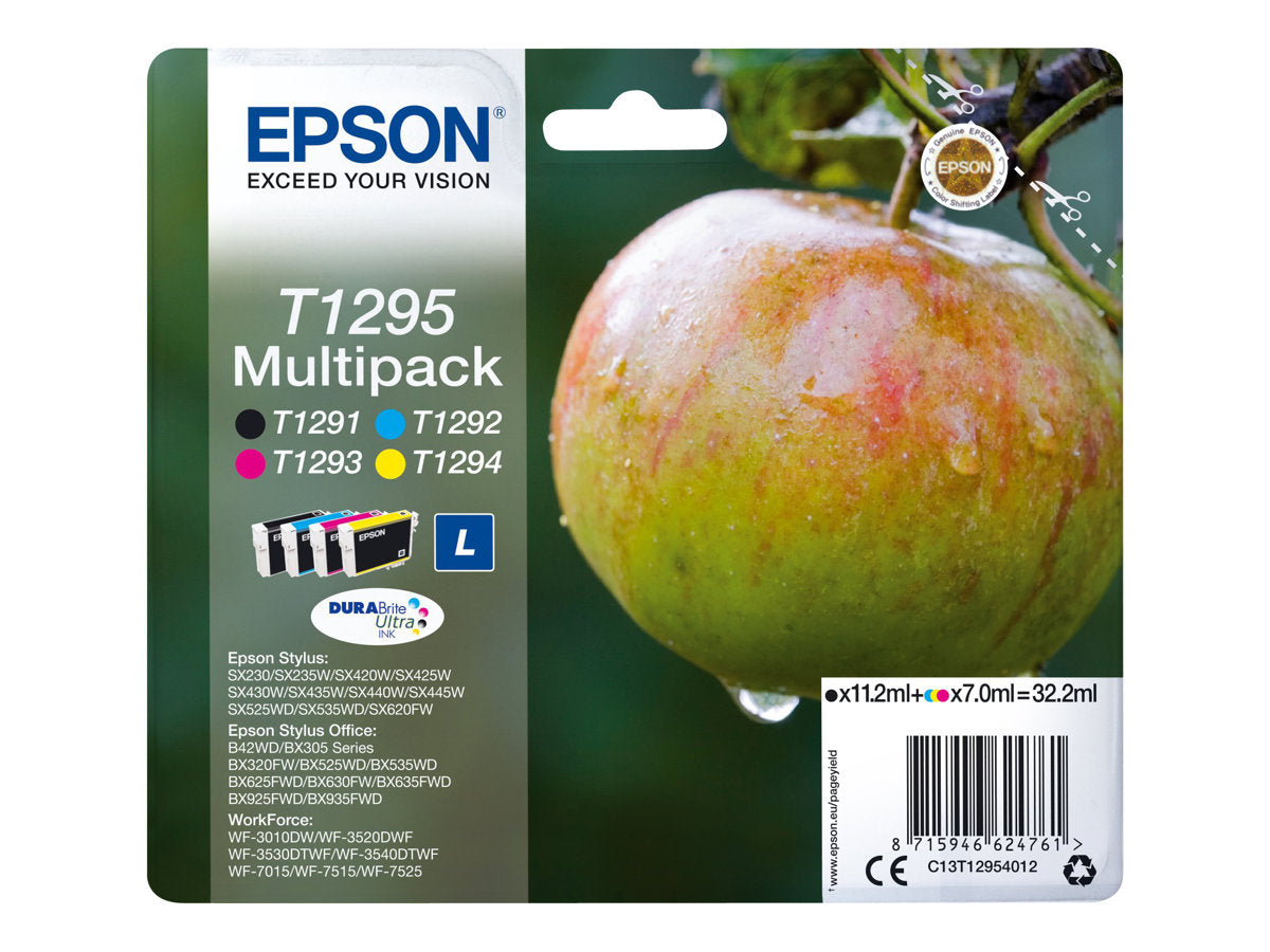 Ink/T1295 Apple 3x7ml CMY 11.2ml BK