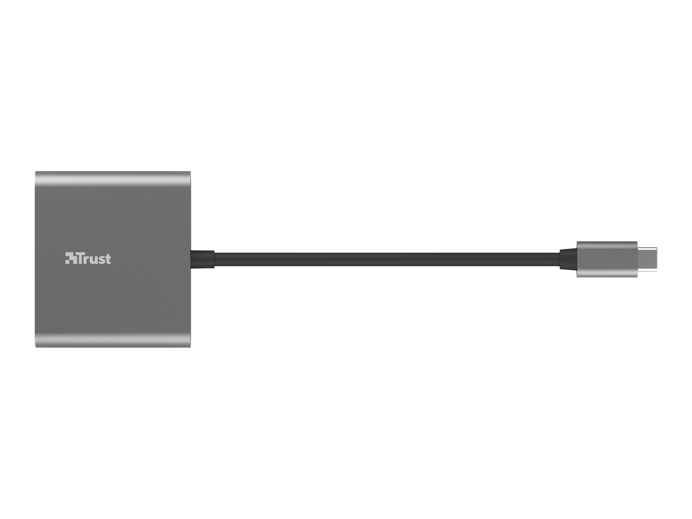 TRUST Adaptateur DALYX USB-C 3 en 1 HDMI USB USB-C