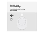 BELKIN PRO Convertible Qi2 15w Magnetic Charging Stand w/o PSU White
