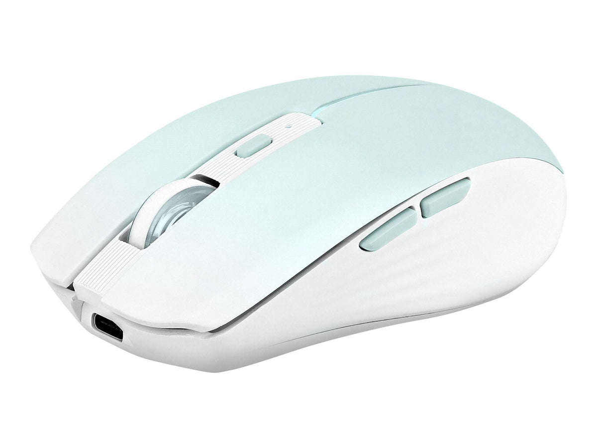 TNB GRADIENT - Dual connect rechargeable colorful wireless mouse - blue