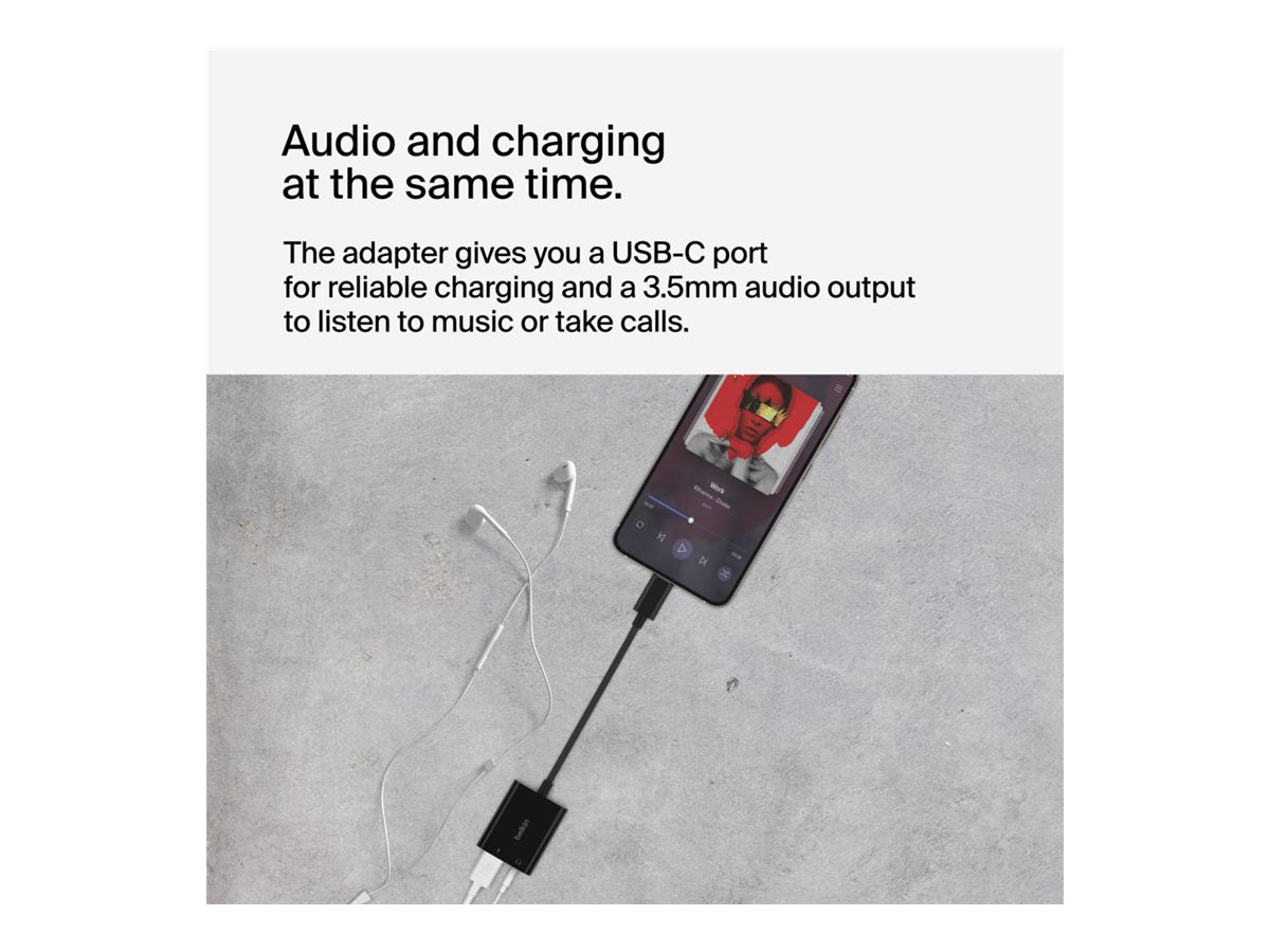 BELKIN adaptateur USB-C vers USB-C et Jack