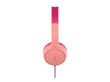 BELKIN SOUNDFORM Mini Wired On-Ear Headphones for Kids Pink