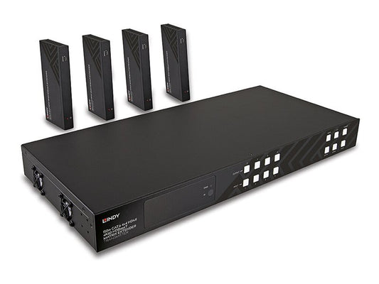 LINDY 150m Cat.6 4x4 HDMI 4K60 HDBaseT Matrix Extender