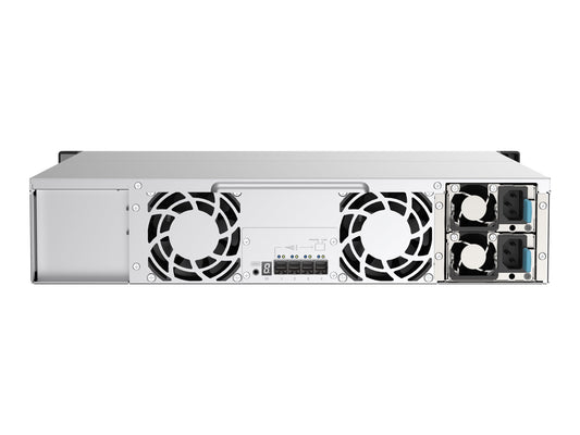 QNAP TL-R1220SEP-RP 12-bay 2U rackmount SAS 12Gbps JBOD expansion enclosure with SAS expander 12Gbps & SAS/SATA 6Gbps drives