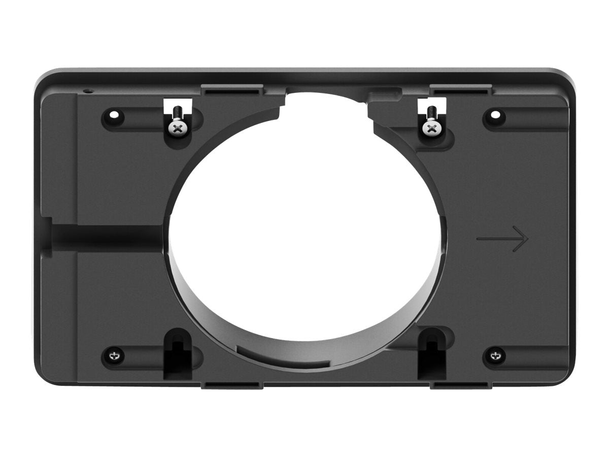 LOGITECH Mounting kit angle plinth reversible interface 14 viewing angle for meeting room scheduling system graphite