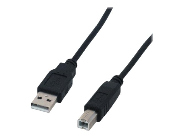 MCL Câble compatible USB 2.0 type A / B mâle - 3m Noir