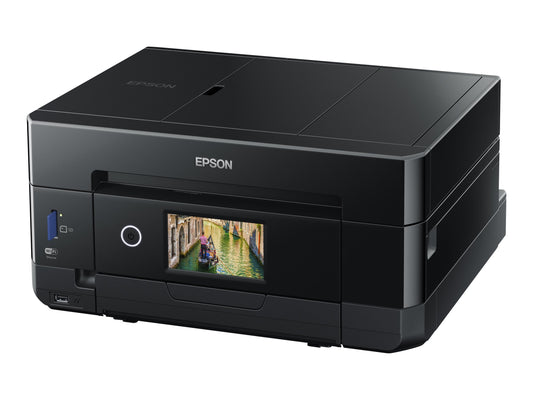 EPSON Expression Premium XP-7100 Small-in-One MFP colour ink-jet A4 11ppm copy 15.8ppm print USB 2.0 Gigabit LAN Wi-Fi black