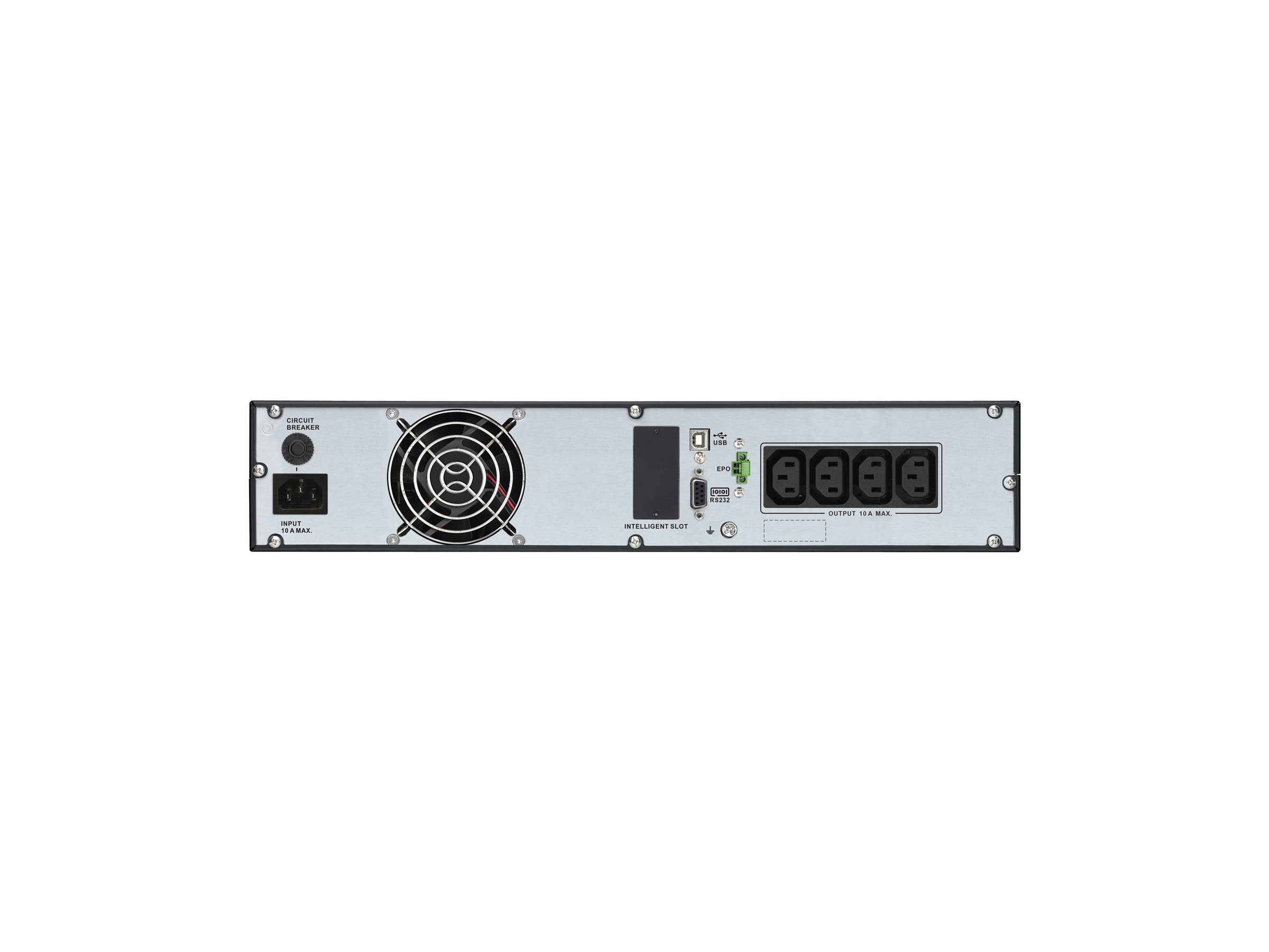 APC Easy UPS On-Line 2000VA/1800W Rackmount 2U 230V 4x IEC C13 Outlets Intelligent Card Slot LCD without Rackmount Kit