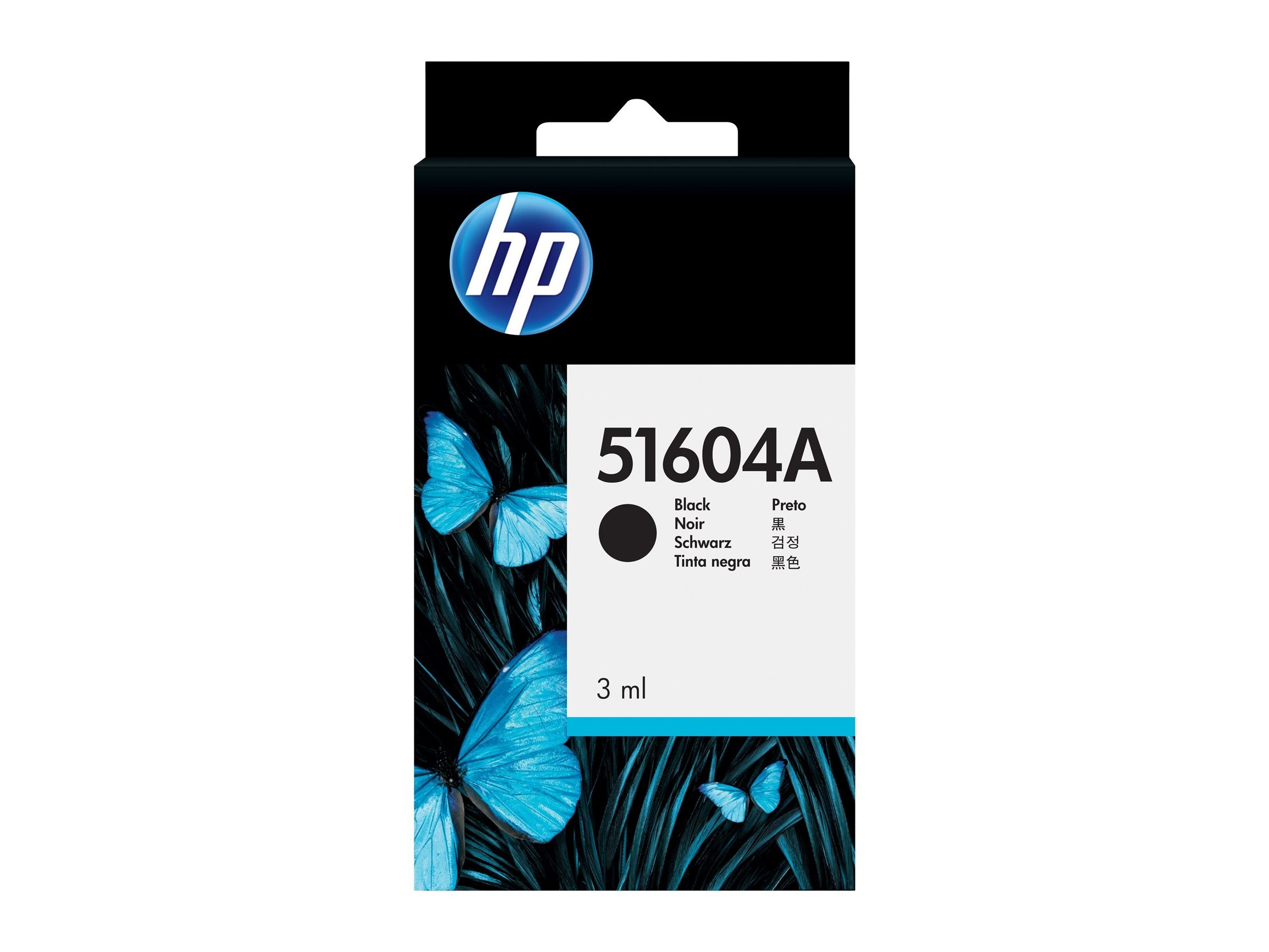 HP 51604A original Ink cartridge black standard capacity 750.000 characters 1-pack for ThInk cartridgejet and Quietjet printers