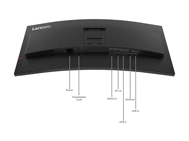 LENOVO ThinkVision T34WD-40 LED Écran curved 34p 3440x1440 UWQHD 120Hz VA 300cd/m2 3000:1 HDR10 4ms HDMI DisplayPort USB-C 3y