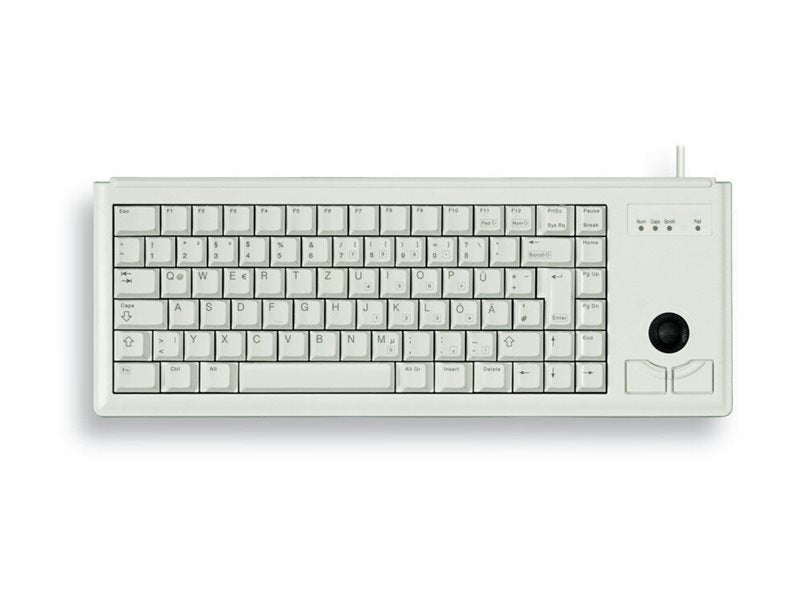 CHERRY Compact Trackball Keyboard 2xPS/2 grey (US)