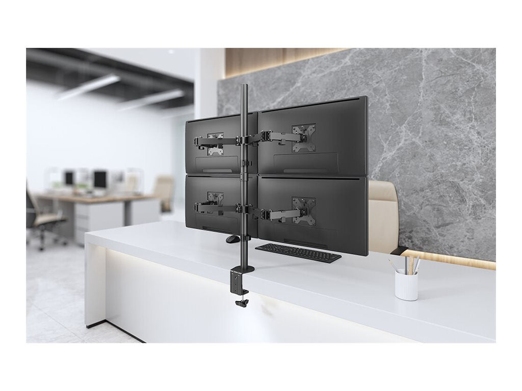 NEOMOUNTS FPMA-D550D4BLACK Support décran à fixer 13-32p