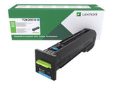 LEXMARK CS820 CX82x CX860 Cartouche de toner Return Programme Cyan 8K