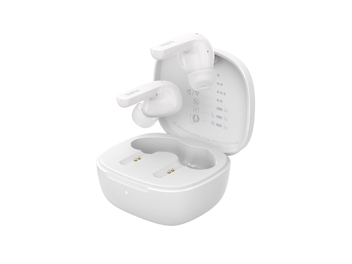 BELKIN SoundForm Motion True Wireless Earbuds White