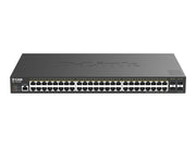D-LINK Smart+ Nuclias L2+ 48 ports Gigabit PoE/PoE+ & 4 ports 10 GbE SFP+ Budget PoE 375W Switch ONVIF