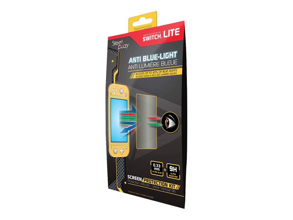 STEELPLAY Verre Protection Ecran 9H Anti Lumiere Bleue SWITCH LITE