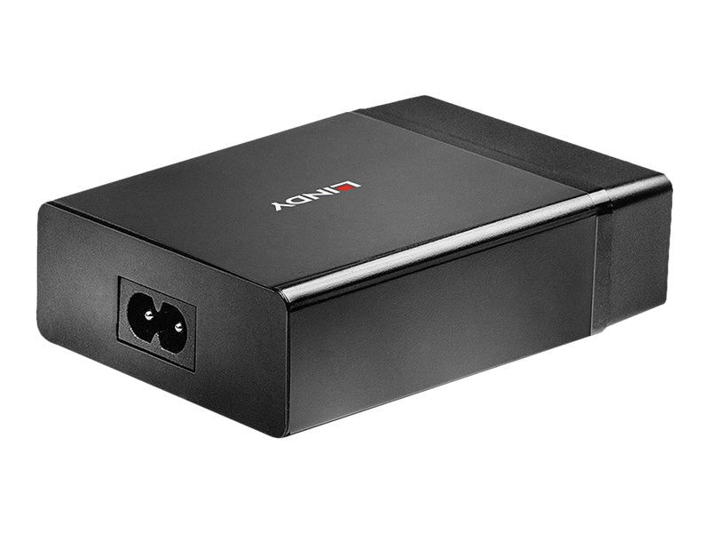 LINDY 4 Port USB Type C & A Smart Charger with Power Delivery 72W