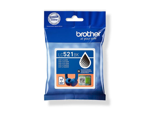 BROTHER Black ink cartridge yield up to 500 pages