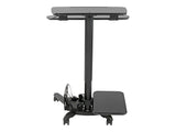 EATON TRIPPLITE Rolling Desk TV/Monitor Cart - Height Adjustable
