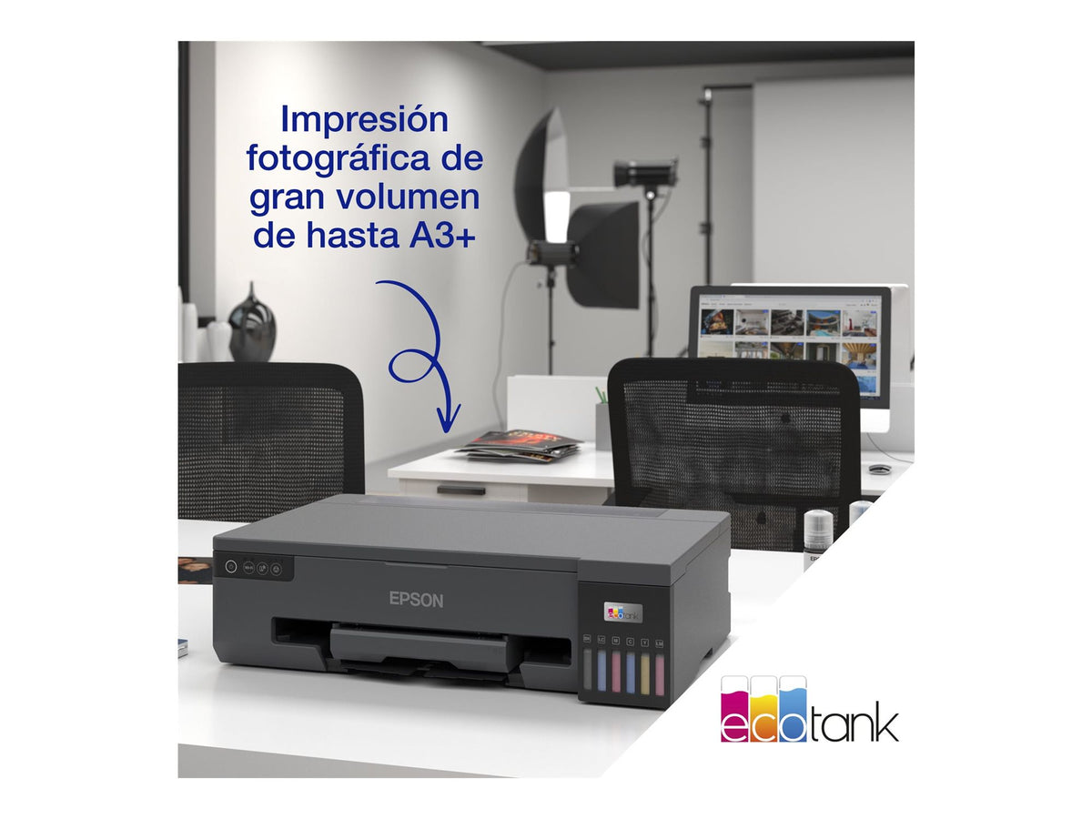 EPSON EcoTank ET-18100 Printer colour ink-jet refillable A3 5760x1440dpi 8ppm mono/8ppm colour capacity 80 sheets USB Wi-Fi