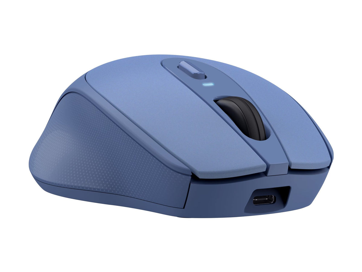 TRUST Souris sans fil ZAYA rechargeable - Bleue