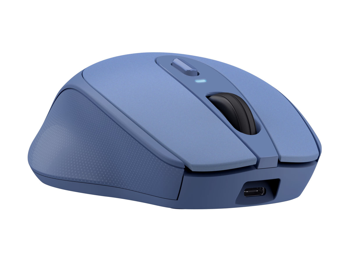 TRUST Souris sans fil ZAYA rechargeable - Bleue