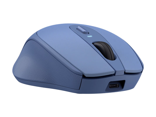 TRUST Souris sans fil ZAYA rechargeable - Bleue