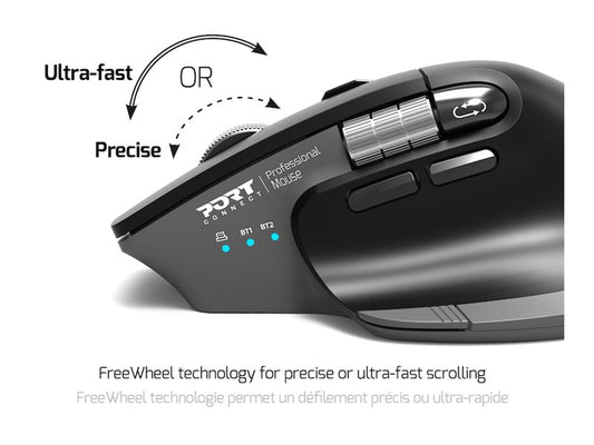 PORT DESIGNS Mouse Rechargeable Bluetooth Combo Ultimate