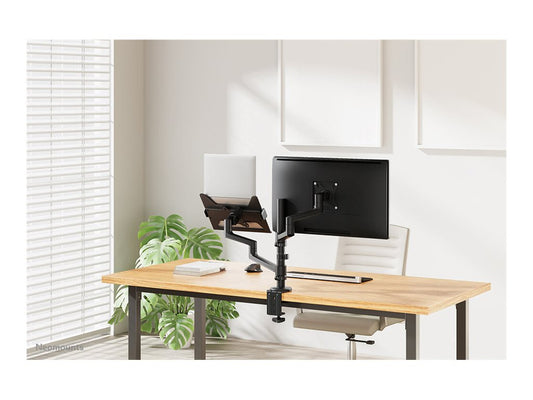NEOMOUNTS DS20-425BL2 Support décran à fixer avec support pour ordinateur portable 17-27p - économie despace