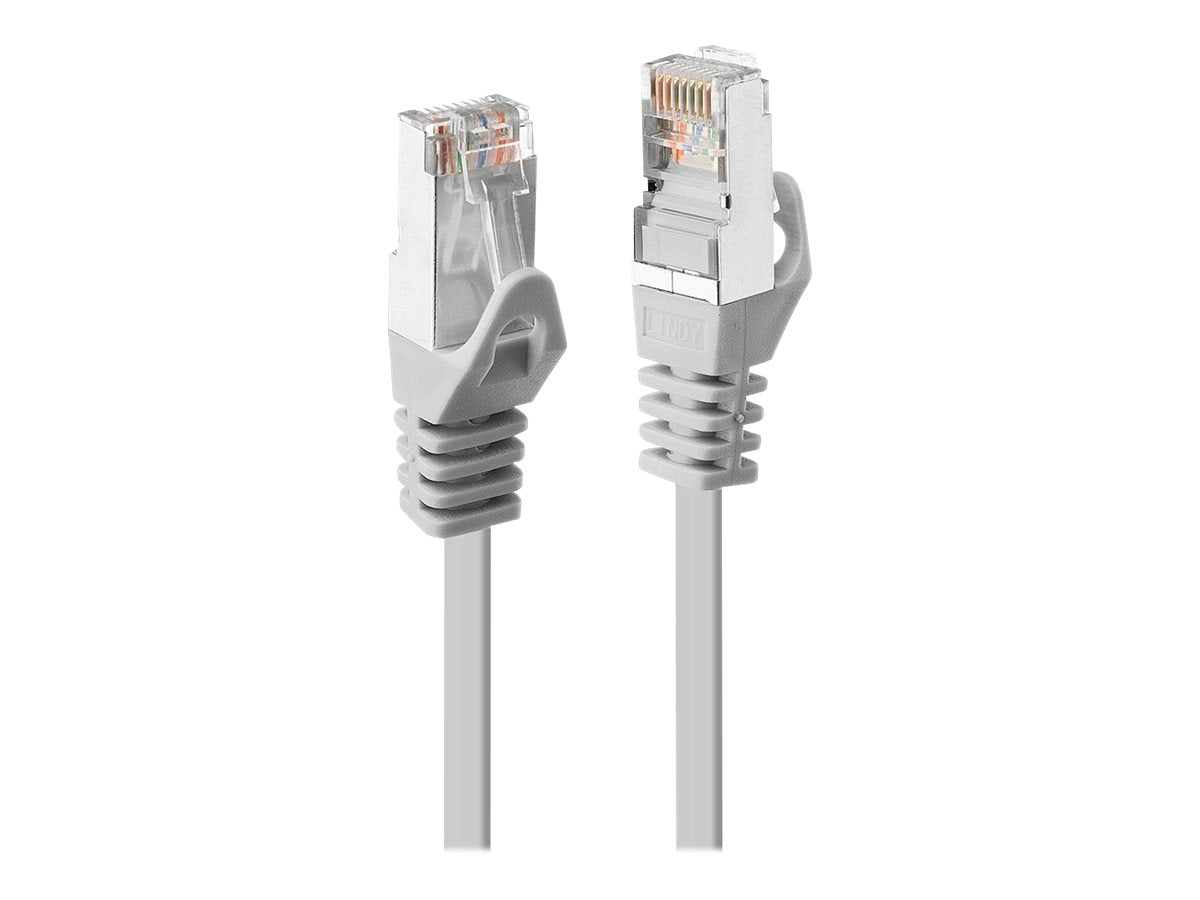 LINDY 1m Cat.5e F/UTP Patch Cable Grey 10/100/1000Base-T Gigabit compatible shielded