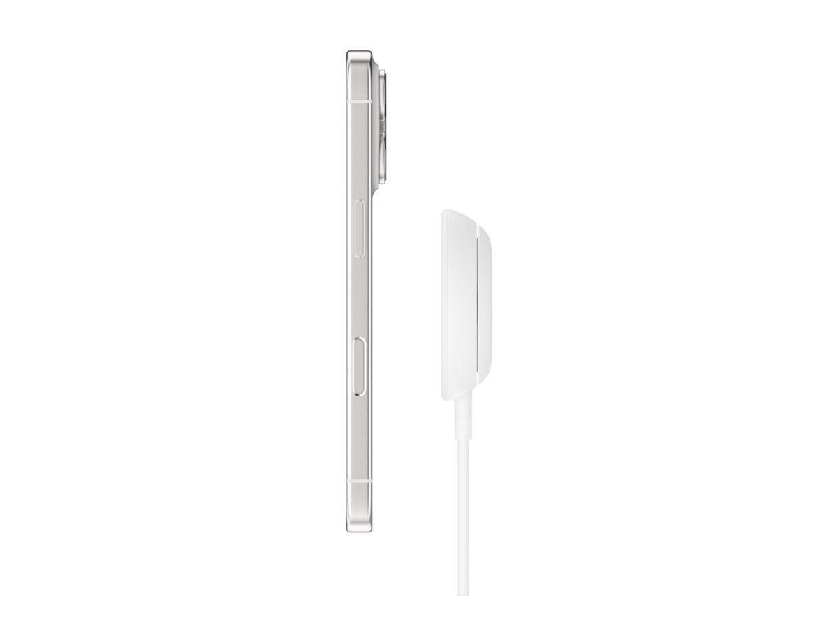 BELKIN UltraCharge 25w Qi2 Pad with kickstand White Non PSU