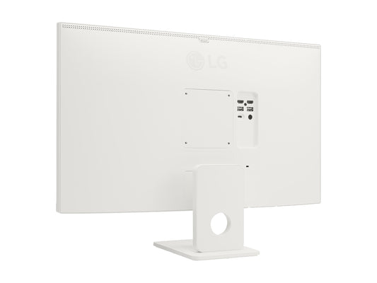 LG 27U731SA-W - Smart moniteur - 27'' -3840 x 2160 4K @ 60 Hz - IPS - 350 cd/m² - 1000:1 - HDR10 -5ms - 2xHDMI- haut-parleurs- Blanc