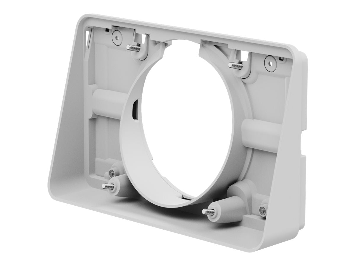 LOGITECH Mounting kit angle plinth reversible interface 14 viewing angle for meeting room scheduling system off-white