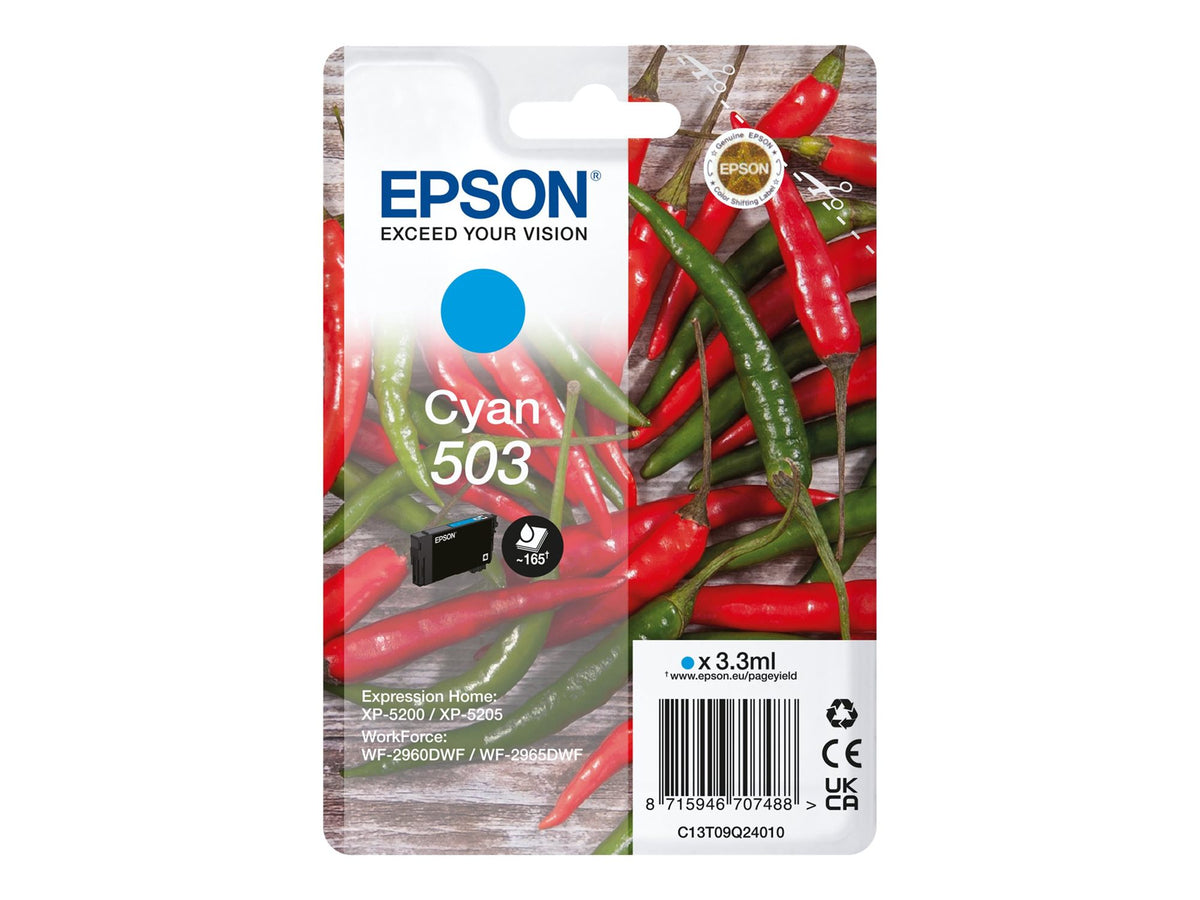 EPSON 1LB Singlepack Cyan 503 Ink w/s