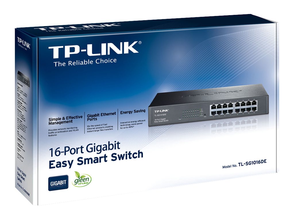 16-Port Gigabit Easy Smart Switch