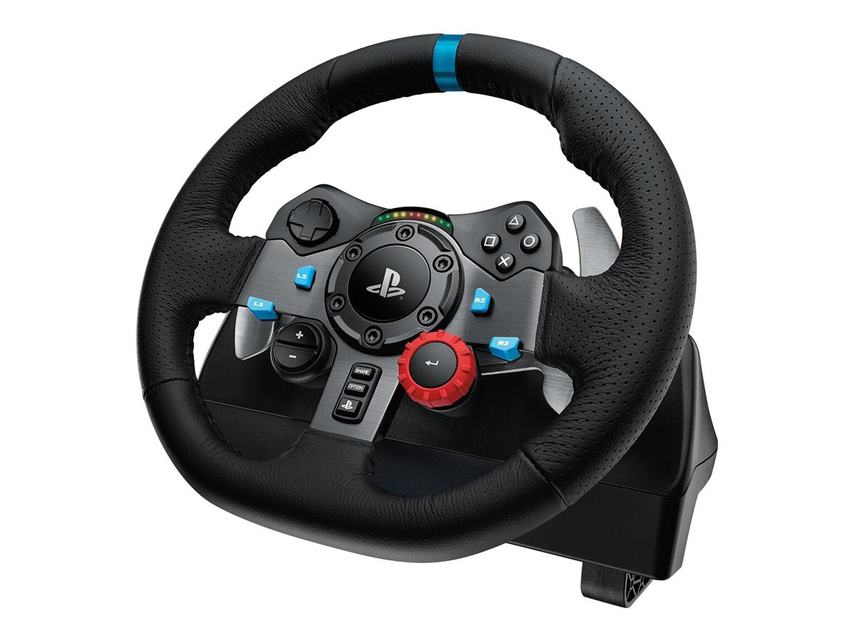 LOGITECH G29 Driving Force Racing Wheel - for PlayStation 4 PlayStation 3 and PC - USB - UK Version