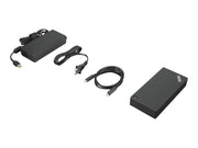 LENOVO ThinkPad Universal USB-C Dock - Station d accueil - USB-C - HDMI 2 x DP - GigE - 90 Watt - ThinkRed