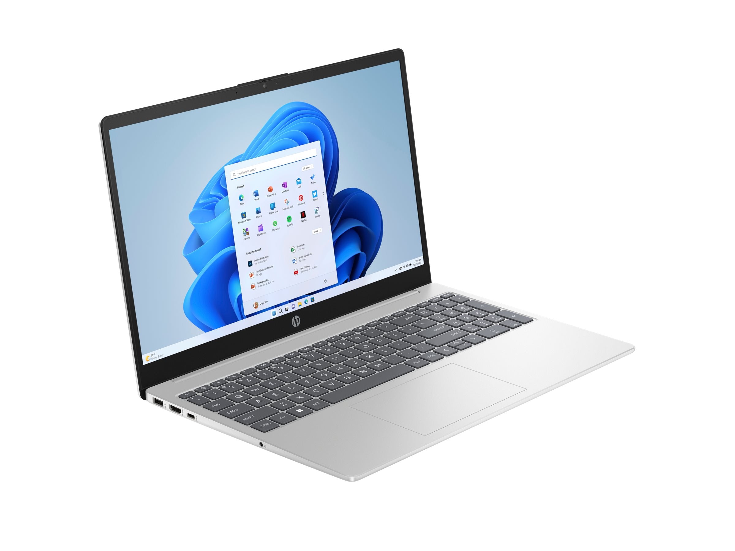 HP Laptop 15-fd0011nf Intel Core 7 150U 15.6p FHD 16Go DDR5 1DM 5200 512Go PCIe value W11H WARR 1/1/0 EURO