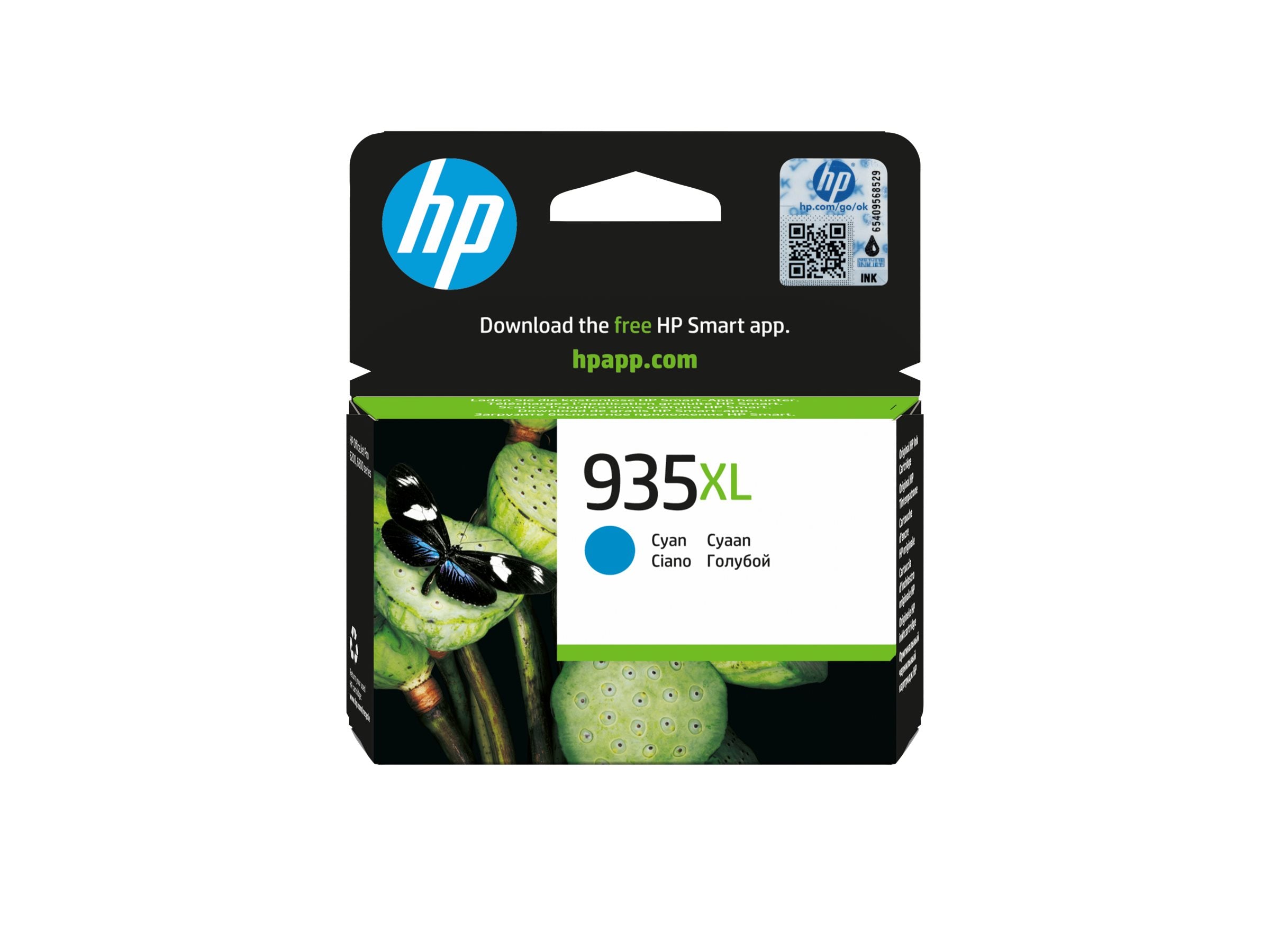 HP 935XL original Ink cartridge C2P24AE BGX cyan high capacity 825 pages 1-pack