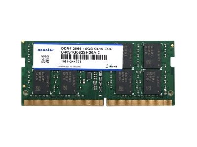 ASUSTOR AS-16GECD4 - Module RAM 16Go ECC DDR4 - SODIMM 260 broches