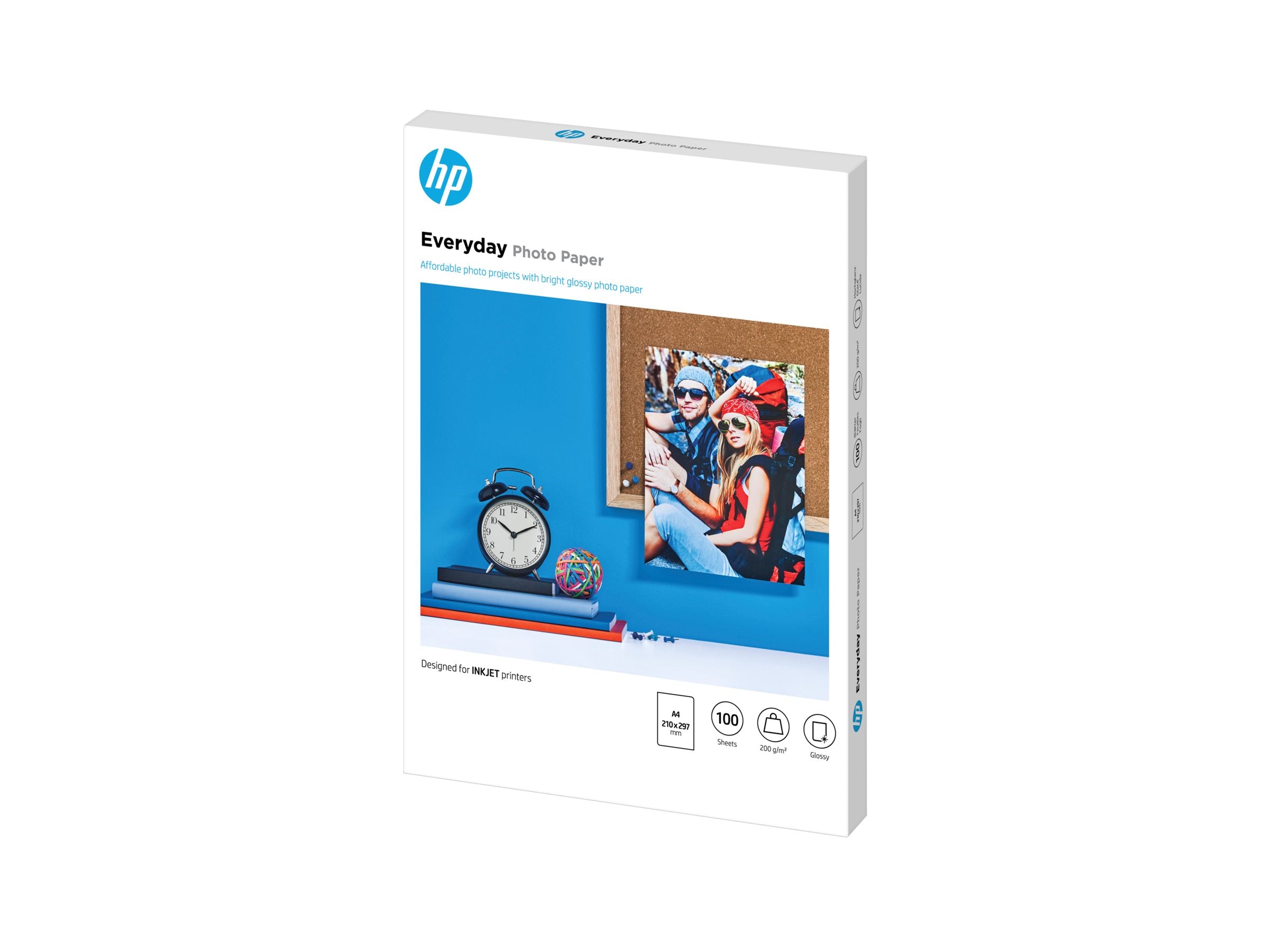 HP original Q2510A Semi-glossy photo paper Ink cartridge 200g/m2 A4 100 sheets 1-pack