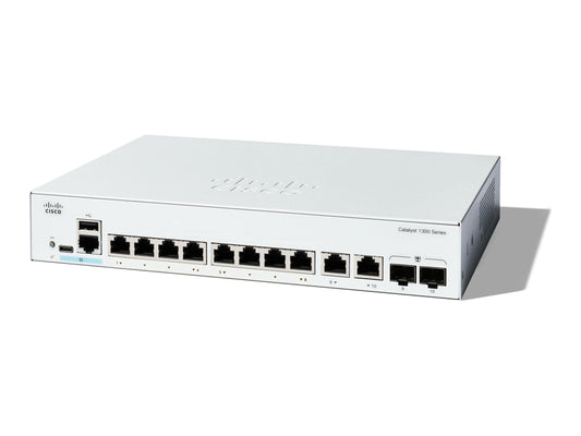 CISCO Catalyst 1300 8-port GE Ext PS 2x1G Combo
