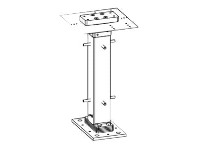 APC HyperPod Frame Raised Floor Support Stand 24 Floor stand pack of 2