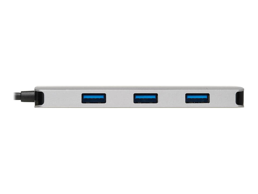 EATON TRIPPLITE USB-C Dock Dual Display - 4K 60Hz HDMI USB 3.2 Gen 1 USB-A Hub Memory Card 100W PD Charging Gray