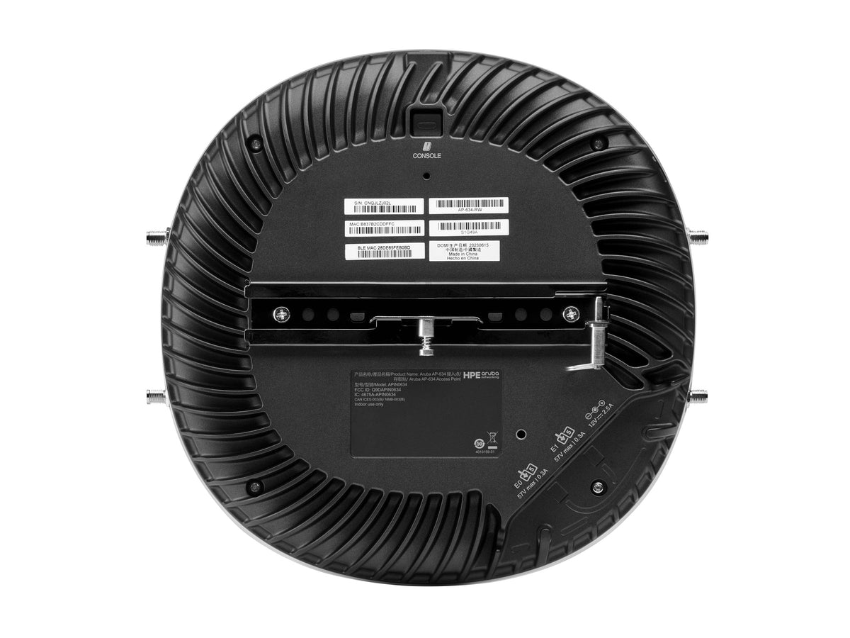 HPE Aruba Networking AP-634 RW Tri-radio 2x2:2 Wi-Fi 6E External Antennas Campus AP